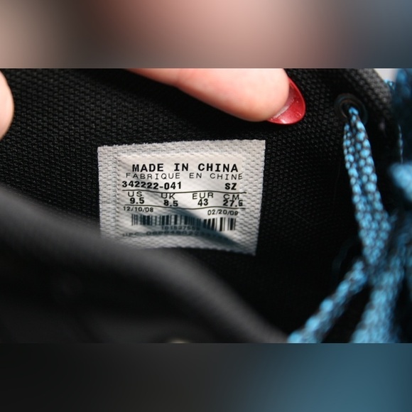 Jordan "Phly Legend" Black/Blue Leather Shoes Size: 9.5 (men) - Picture 6 of 10